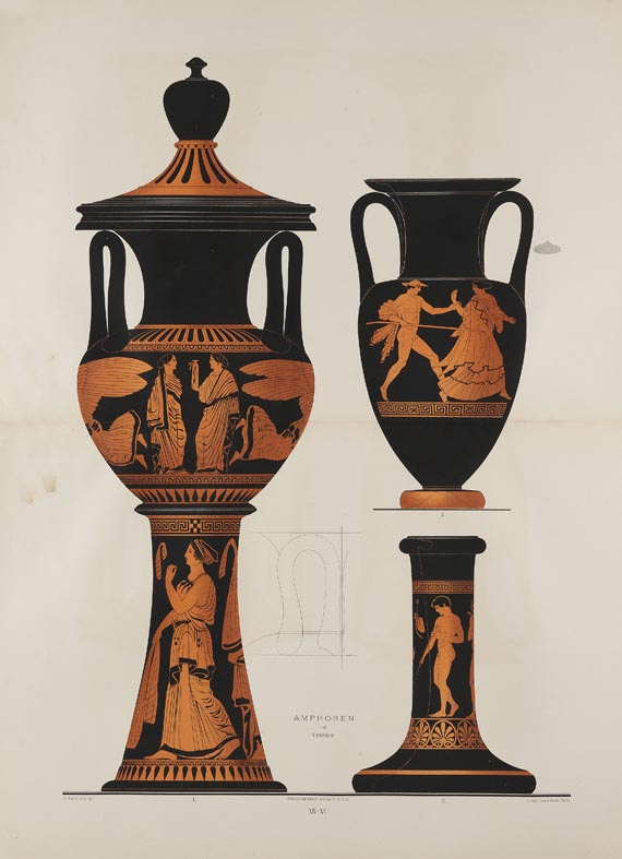 Albert Genick - Griechische Keramik, XL Tafeln.1883 - Autre image