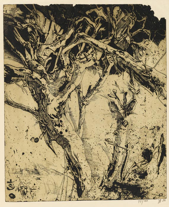 Horst Janssen - Laokoon - "Die Bäume der Annette" - Autre image