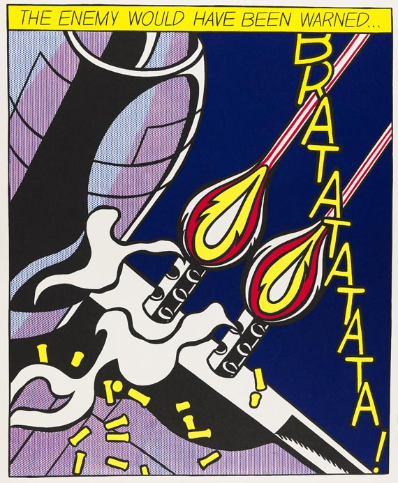 Roy Lichtenstein - 3 Blätter: As I Opened Fire Poster - Autre image