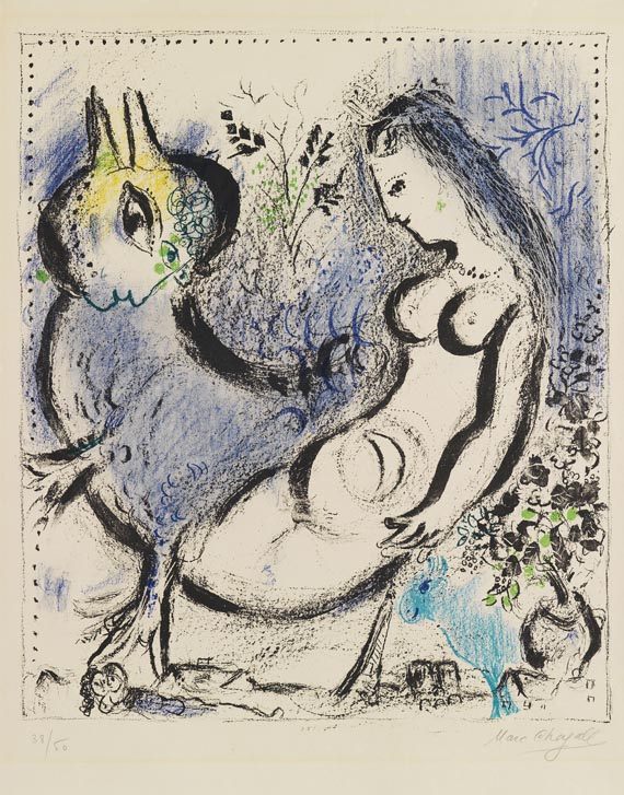 Marc Chagall - La nymphe bleue