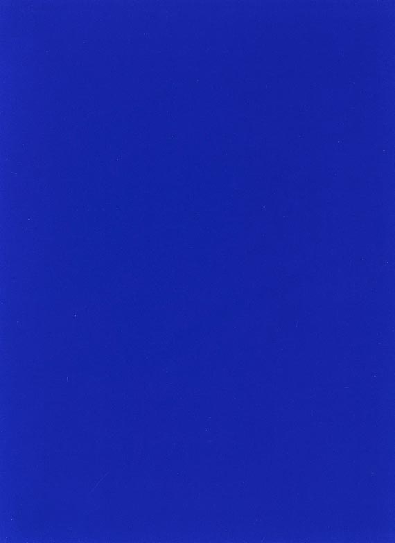 Yves Klein - Monochrome und Feuer (3-teilig) - Autre image