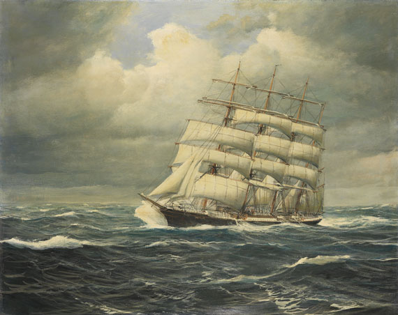 Johannes Holst - Viermastbark "Pamir" auf hoher See