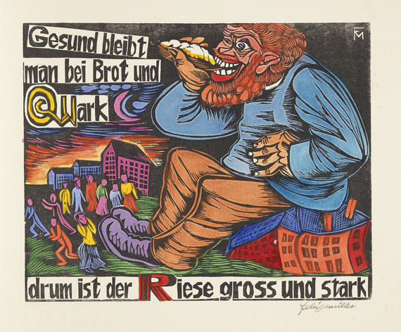 Conrad Felixmüller - Geschütteltes ABC. 1925. - Autre image