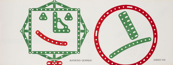 Enrico Baj - Raymond Queneau: Meccano. 1966. - Autre image