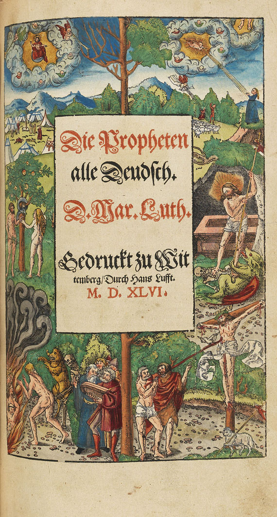 Martin Luther - Biblia germanica, altkoloriert. 1547. - Autre image