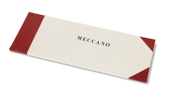 Enrico Baj - Raymond Queneau: Meccano. 1966. - Reliure