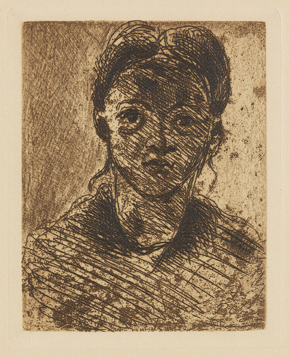 Paul Cézanne - Tête de jeune fille