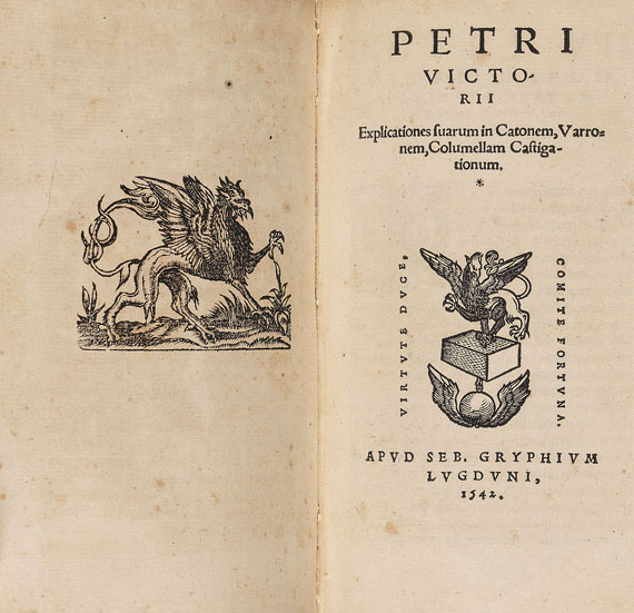 Sebastian Gryphius - De re rusti. 1541