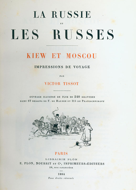 Victor Tissot - La Russie. 1884. - Dabei: Dumont-d
