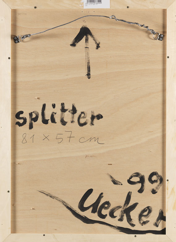 Günther Uecker - Splitter - Verso