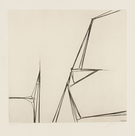 Erich Hauser - 5 Blätter: Abstrakte Kompositionen - Autre image