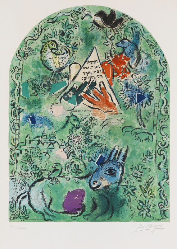 Marc Chagall - Zwölf Muster für die Fenster von Jerusalem - Autre image