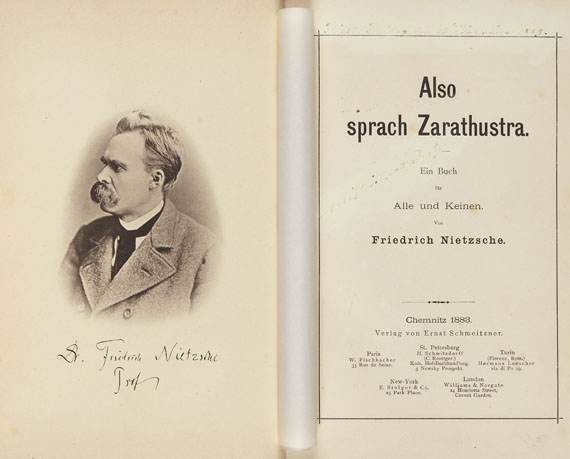 Friedrich Nietzsche - Also sprach Zarathustra. 1883. - Autre image