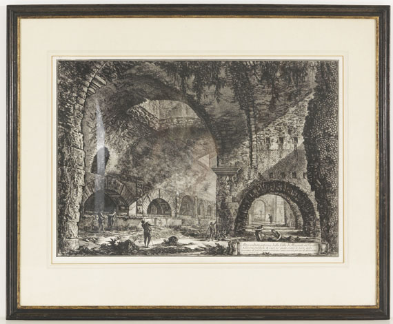 Giovanni Battista Piranesi - Altra veduta interna della Villa di Mecenate in Tivoli - Autre image