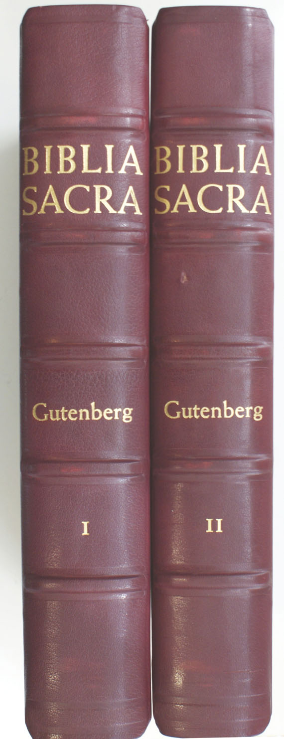   - Faks.: Gutenberg-Bibel. 2 Bde.  1961. - Autre image