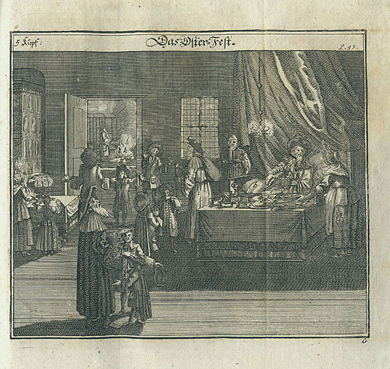 Judaica - Kirchner, P. Chr., Jüdisches Ceremoniel. 1726