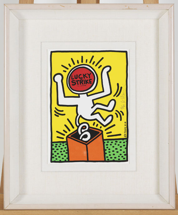 Keith Haring - Lucky Strike - Image du cadre