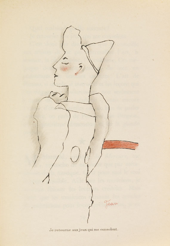 Jean Cocteau - Le secret professionel. 1925. - Autre image