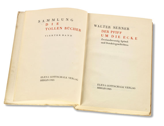 Walter Serner - Der Pfiff um die Ecke. 1925 - Autre image