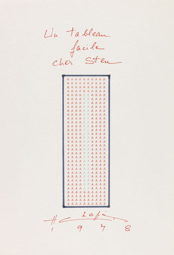 Henri Chopin - Sammlung von dactylopoèmes. 29 Bll. 1978-82. - Autre image