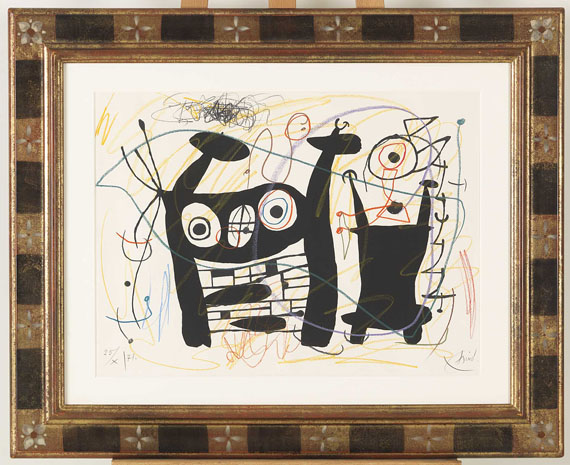 Joan Miró - Ohne Titel - Image du cadre