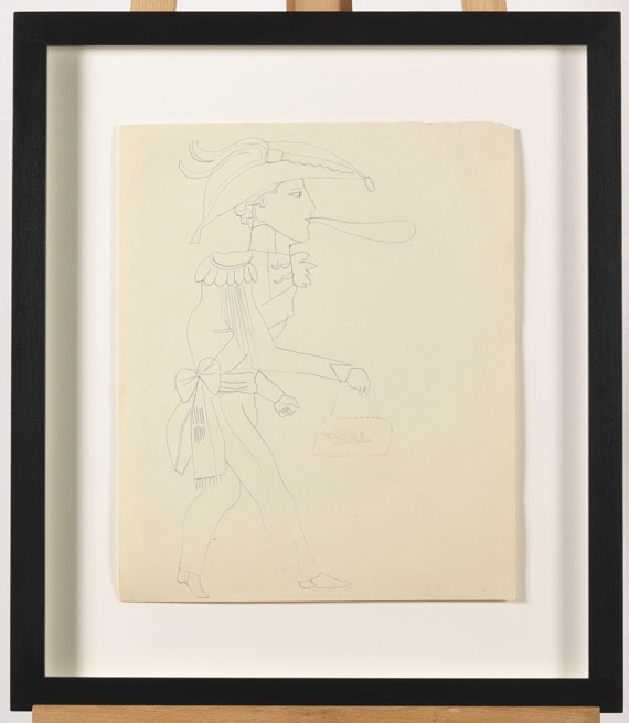 Andy Warhol - Male costume figure (PAA) - Image du cadre
