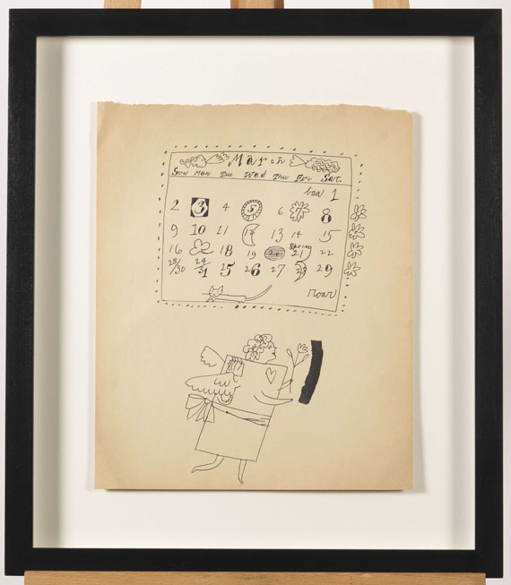 Andy Warhol - March Calendar - Image du cadre