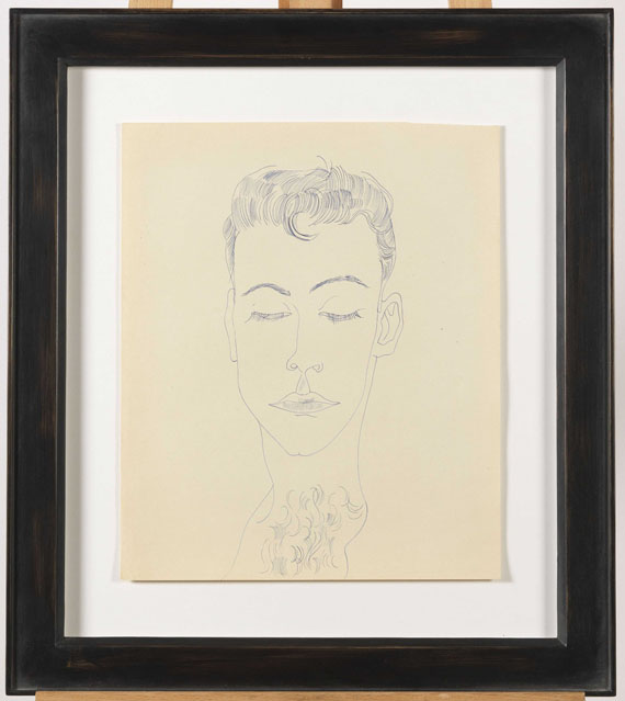Andy Warhol - Young Man - Image du cadre