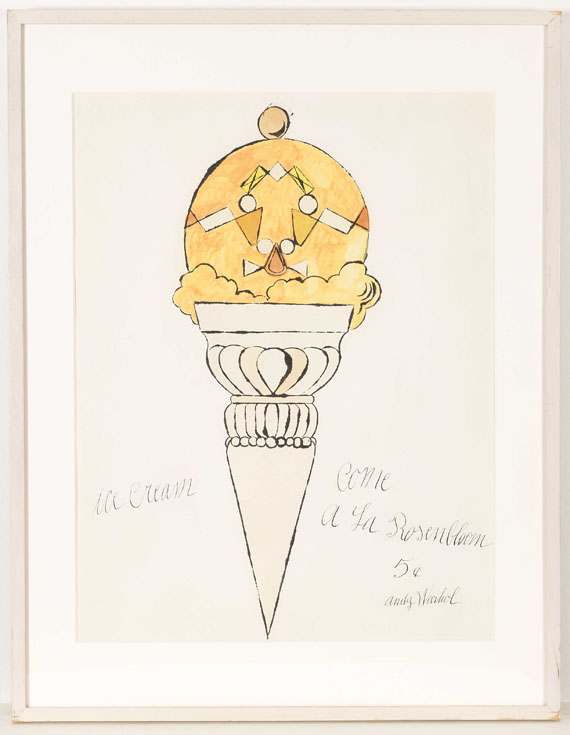 Andy Warhol - Ice Cream Cone - Image du cadre