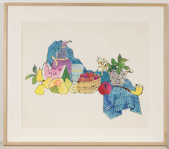 Andy Warhol - Still Life with Fruit on Table - Image du cadre