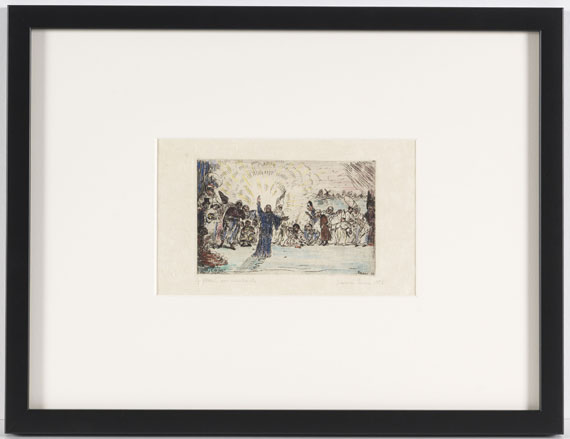 James Ensor - Christus unter den Bettlern (Le Christ aux mendiants) - Image du cadre