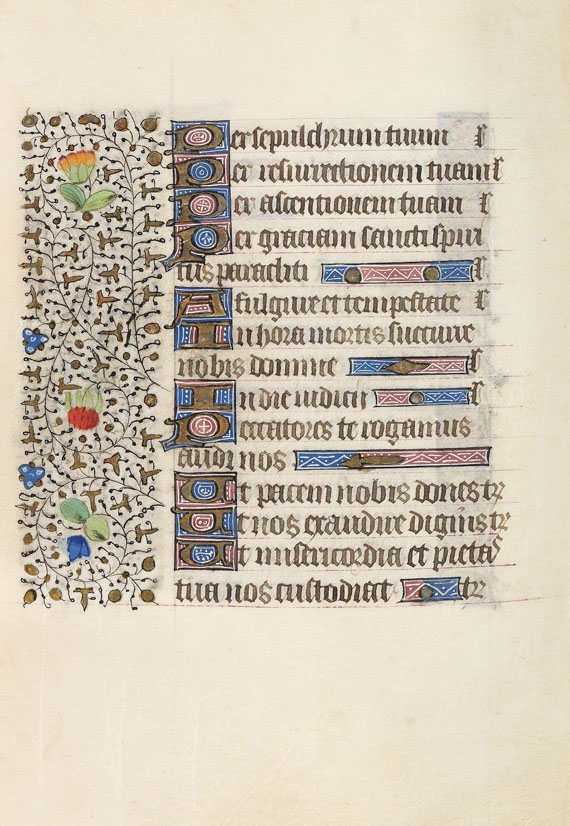  Manuskript - Stundenbuch. Paris um 1450. Manuskript auf Pergament. - Autre image