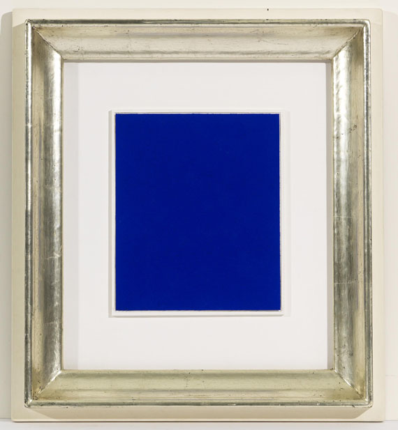 Yves Klein - Monochrome bleu (IKB 262) - Image du cadre