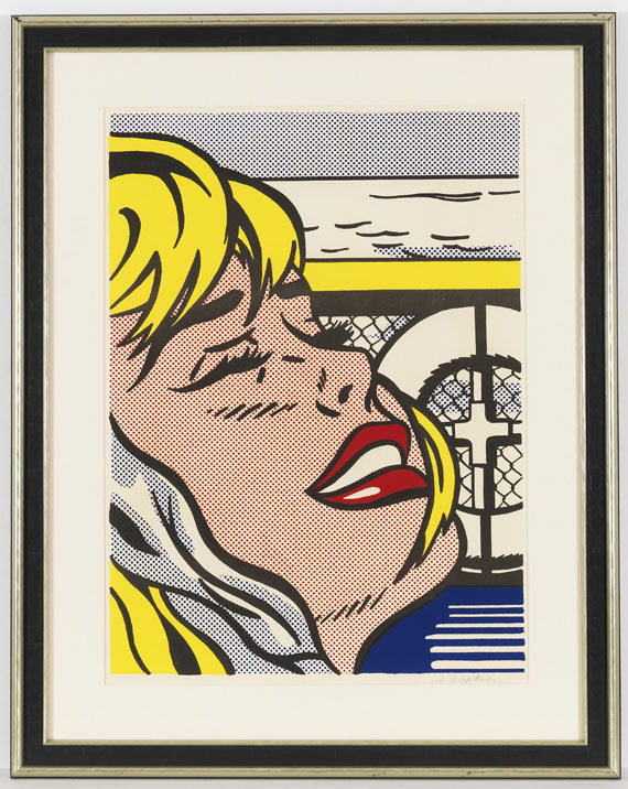 Roy Lichtenstein - Shipboard Girl - Image du cadre