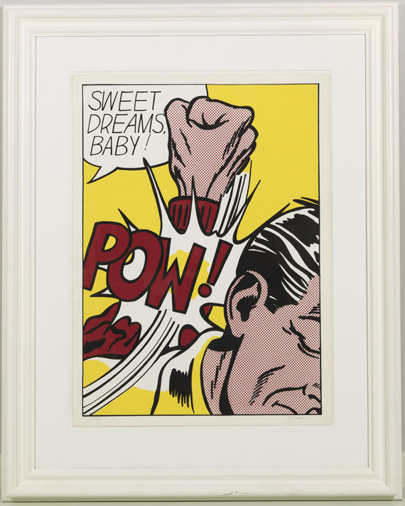 Roy Lichtenstein - Sweet Dreams Baby! - Image du cadre