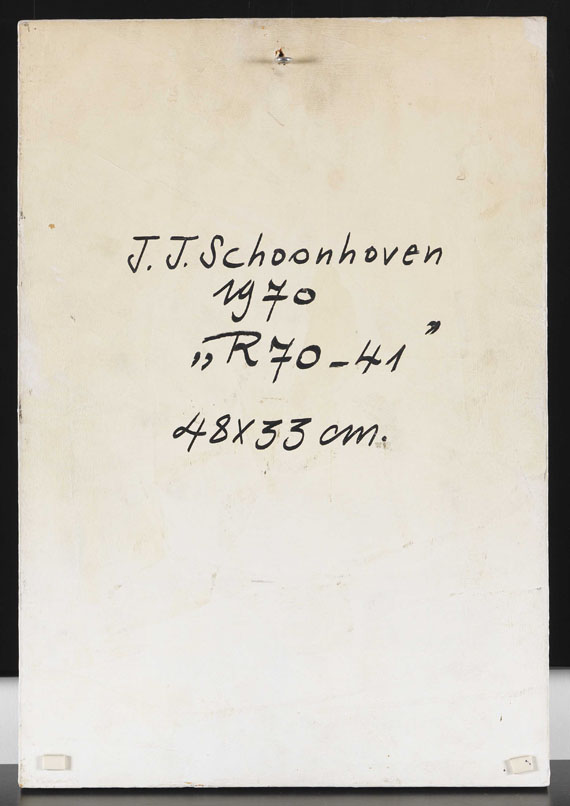 Jan Schoonhoven - R 70-41 - Verso