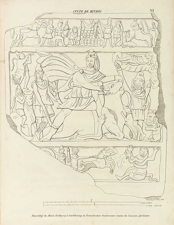Joseph von Hammer-Purgstall - Mémoire sur le culture de mithra. 1833. 2 Bde. - Autre image