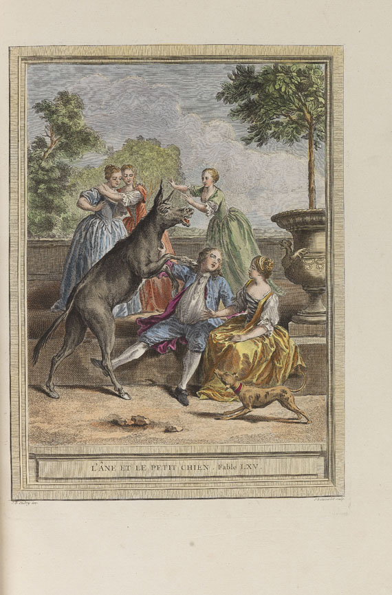 Jean de La Fontaine - Fables choisies. 4 Bde. 1755 - Autre image