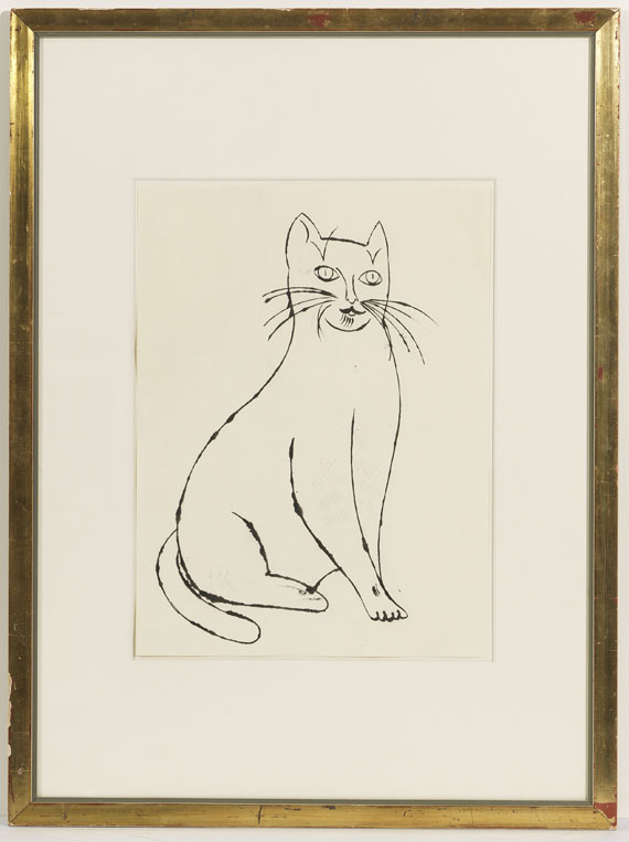 Andy Warhol - Sam sitting - Image du cadre