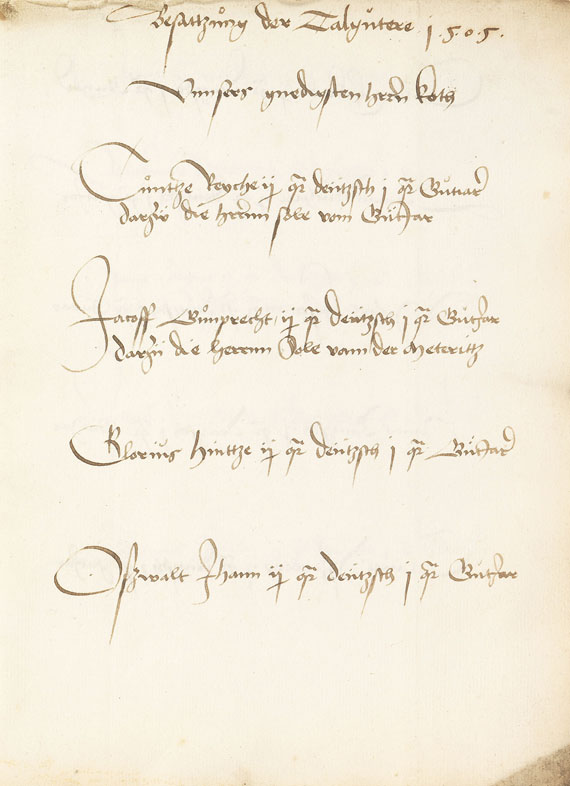   - Manuskript 1505 (Ordnung der Siedehütten, Halle/Saale) - Autre image