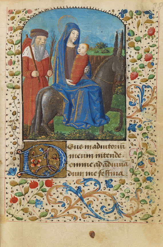  Manuskripte - Stundenbuch. Pergamenthandschrift, Frankreich um 1500 - Autre image