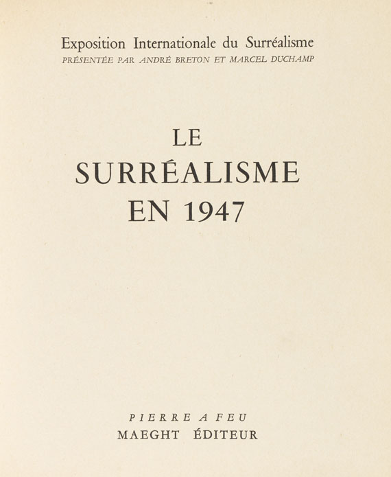 André Breton - Le surrealisme en 1947. - Autre image