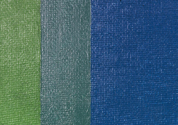 Josef Albers - Squares: Blue and Cobalt Green in Cadmium Green - Autre image