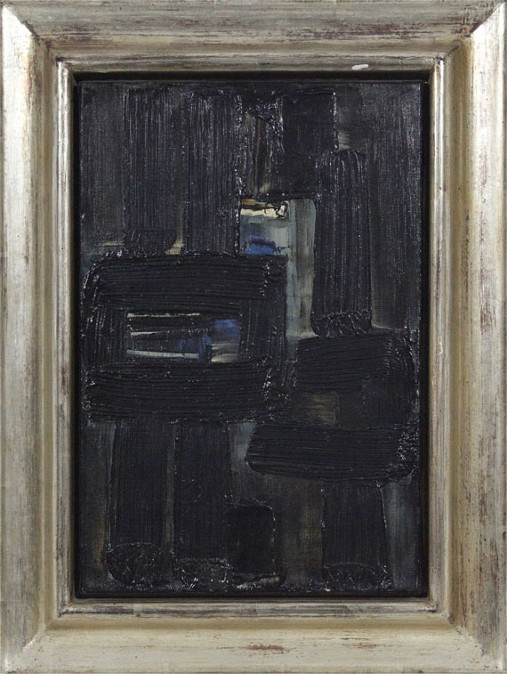 Pierre Soulages - Peinture 33 x 22, 1957 - Image du cadre