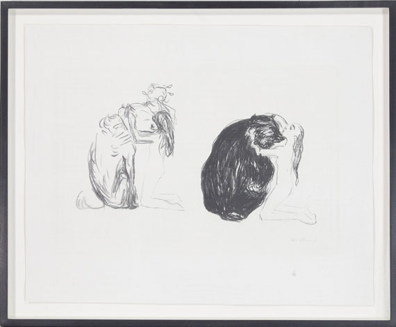 Edvard Munch - Bjørnen (Der Bär) - Image du cadre