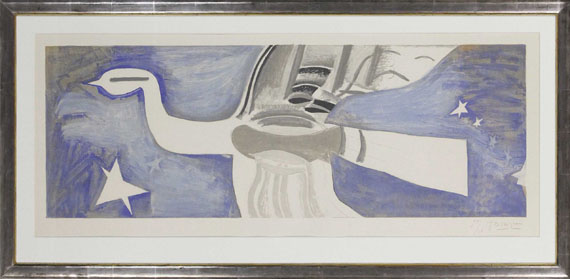 Georges Braque - Grand oiseau bleu - Image du cadre