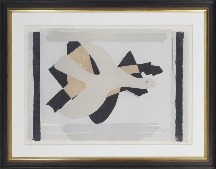 Georges Braque - L´oiseau et son ombre I - Image du cadre