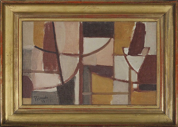 Joaquín Peinado - Abstrakte Landschaft - Image du cadre