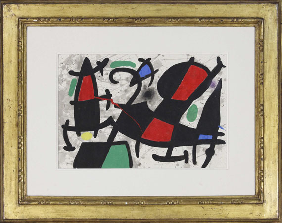 Joan Miró - Ohne Titel - Image du cadre