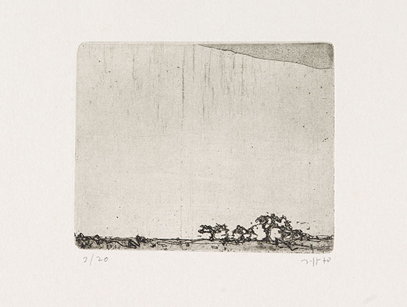 Horst Janssen - Landschaften - 18 Radierungen - Auflage 20 - Autre image